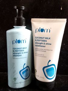 Plum Coconut Milk Shampoo &amp; Conditioner Set