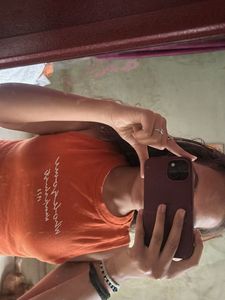 Orange Crop Top