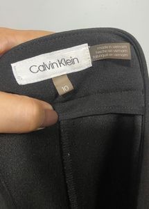 black gold straight trouser