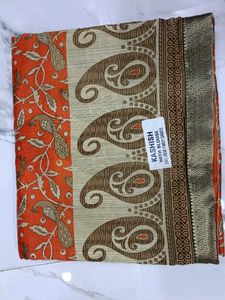 Beautiful printed saree