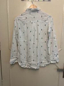 Cactus Print Button Down Shirt