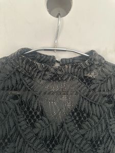 Black Net Top