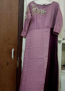 Beautiful Contrasts Long Partywear Gown