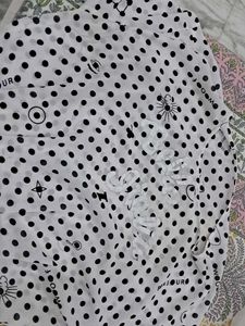 Polka Dot Sheer Top