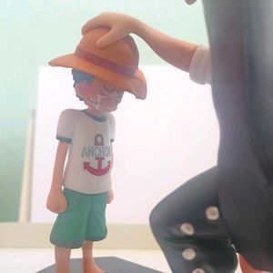 Luffy &amp; Shanks Figurine - One Piece Anime