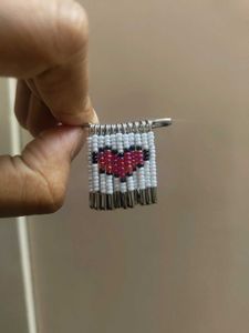 Pixel Heart Bead Charm ❤️