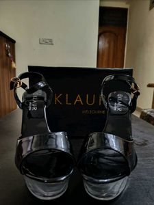 Black Platform Heels/Stilletos By Klaur Melbourne