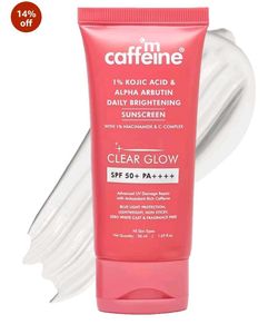 mCaffeine CLEAR GLOW Daily Brightening Sunscreen