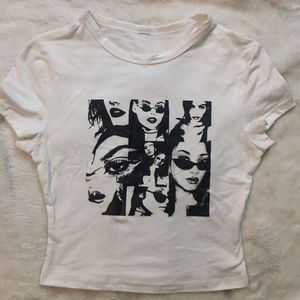 4pcs printed Pullover T-shirt From SAVANA