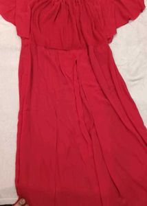 Elegant Red Maxi Dress
