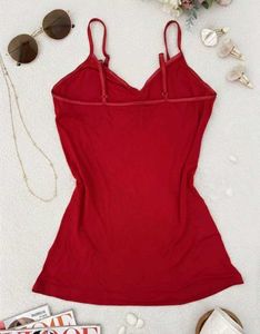 Red Sleeveless Tank Top