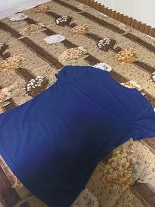 Blue Shein Active T-Shirt