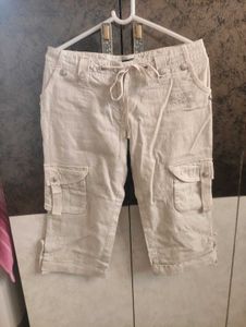 Y2K Cargo Capri Pants
