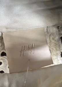 H&amp;M White Eyelet Dress