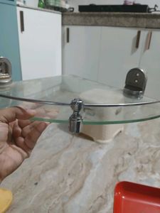 Glass Shelf with Brackets