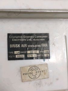Exaught Fan 12 Inch
