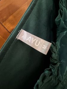 Chic Green Sheer Top