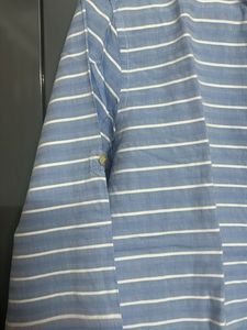 UCB KIDS WHITE STRIPED FORMAL SHIRT-size XL