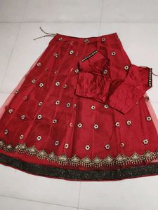 Elegant Red Lehenga