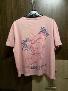 Zudio Gentle Tee - Blush Pink Drop