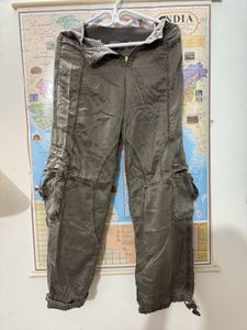 Vintage Olive Green Cargo Pants