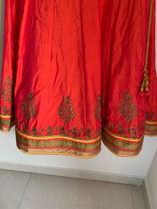Very Beautiful Lehenga Choli With Dupatta And Heavy Work On Blouse Of Xl Size