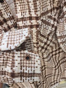 Brown Plaid Flannel Shirt