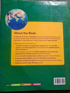 I.C.S.E. Geography Textbook - Class IX