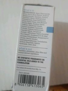 PLUM RICE WATER AND NIACINAMIDE SERUM