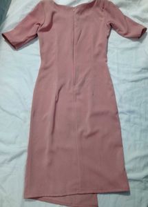 Chic Pink Midi Dress
