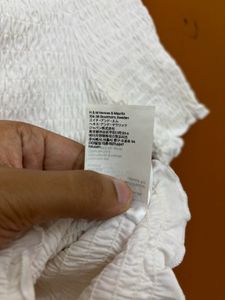 Off Shoulder White Crop Top