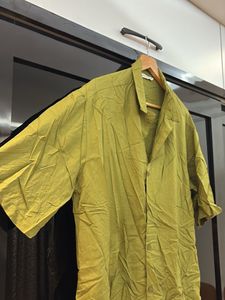 Olive Green Shirt By Snitch
