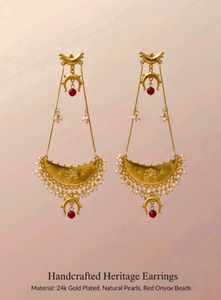 Stunning Gold-toned Earrings