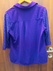 Elegant Purple Blouse