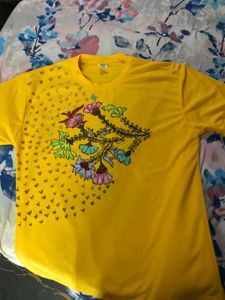 Hand Painted Floral Graphic Tee