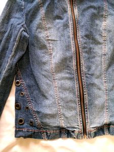 Y2k Zip Denim Jacket