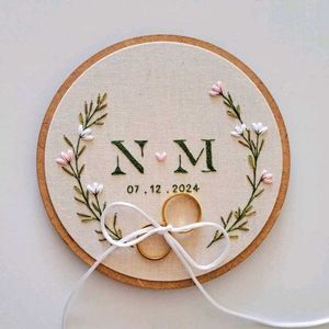 Couple Initial Hoop ✨