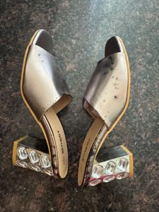new jewel heels ( need repair thats why on sale)