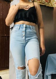 High-Waisted Jeans