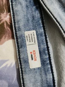 Spykar Men Blue Cotton Regular Fit Narrow Jeans