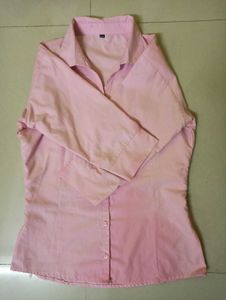 Pink Formal shirt For womens