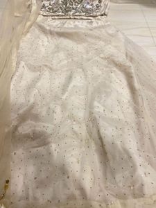 festive crop top and skirt set