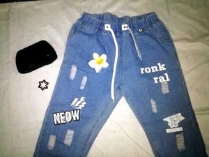 Cute Graphic Denim Jeans
