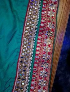 Elegant Contract Saree With Blouse
