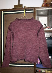 Maroon Long Sleeve Top