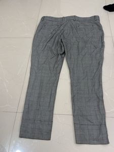 Grey Checked Pants