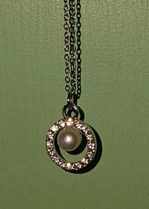 Pearl Halo Pendant Necklace