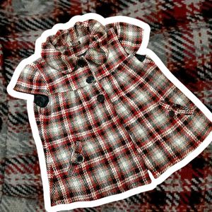 Plaid Butterfly Coat