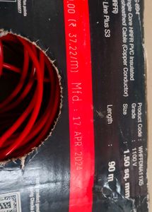 Havells Life Line Cable 1.5 Cabel 90 Meter