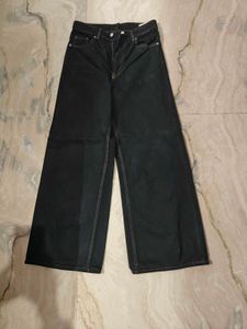 H&M Wide Leg Black  Jeans